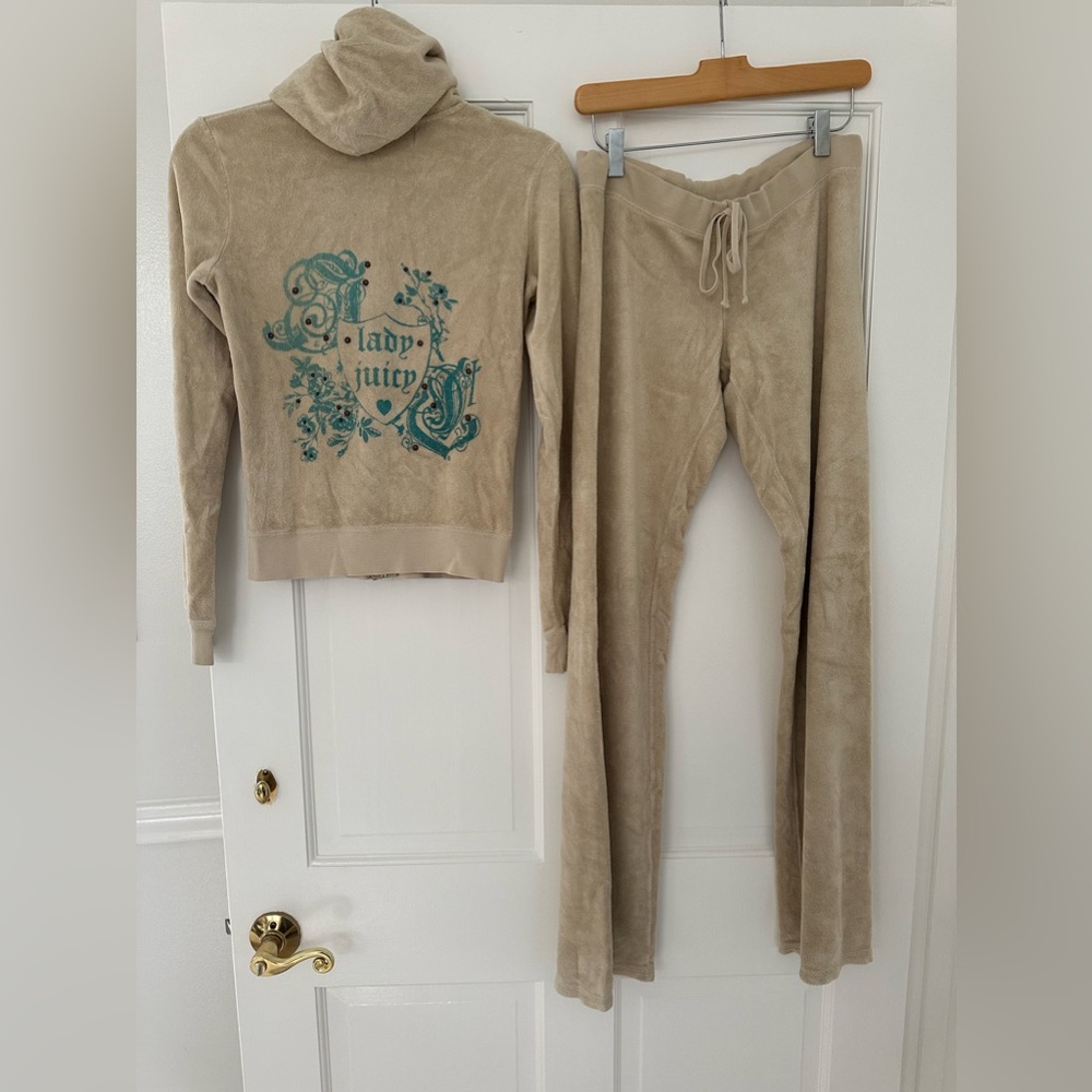 🦋Juicy Couture Terry Track Suit Y2K